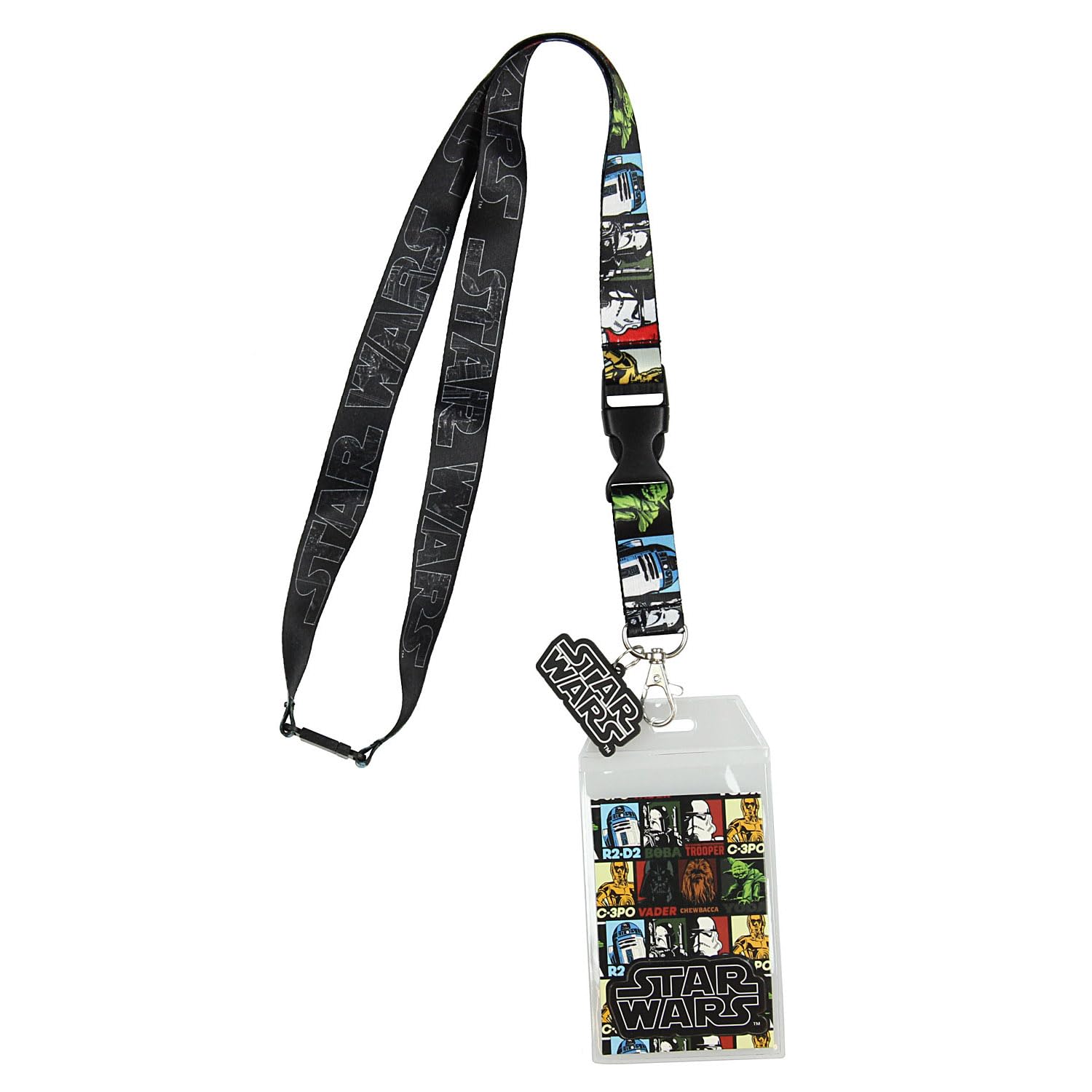 Foto 4 pulgar | Llavero Con Cordón Para Identificación De Star Wars Con Varios Personajes - Venta Internacional.
