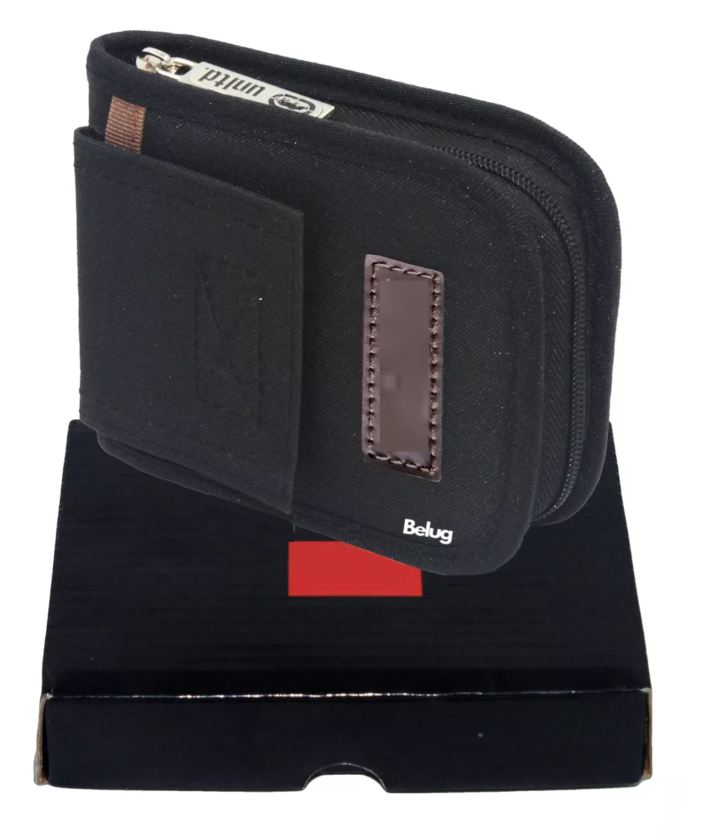 Foto 5 pulgar | Cartera Billetera Monedero, Belug Negro 207