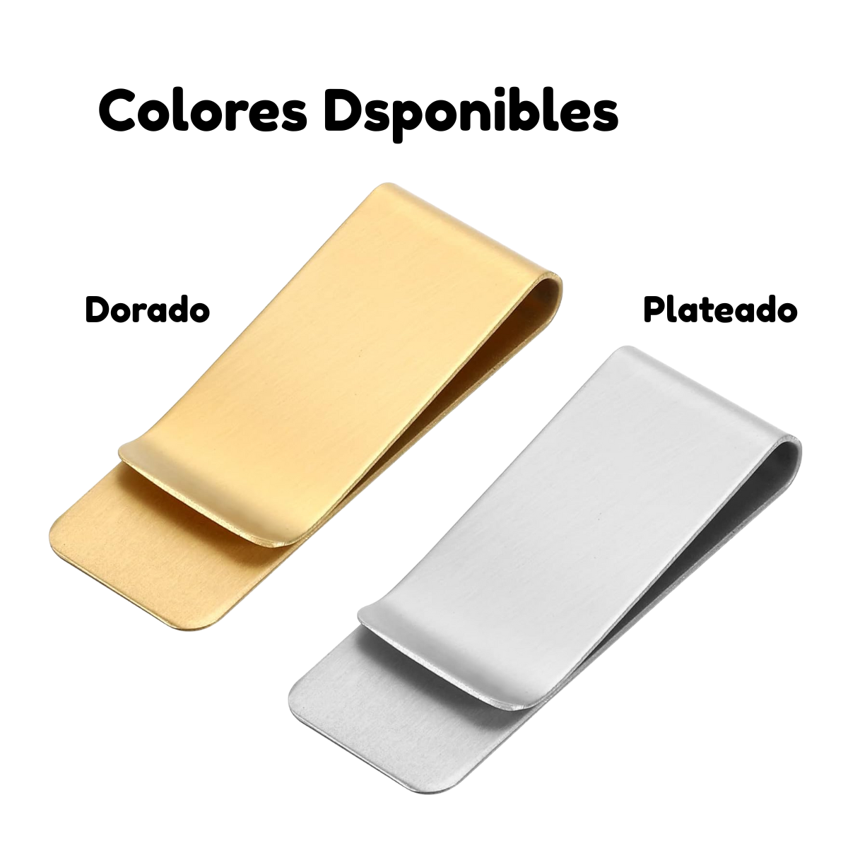 Foto 4 pulgar | Clip Sujeta Billetes Cartera Metal Inoxidable Tarjeta