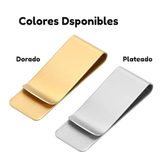 Foto 3 | Clip Sujeta Billetes Cartera Metal Inoxidable Tarjeta