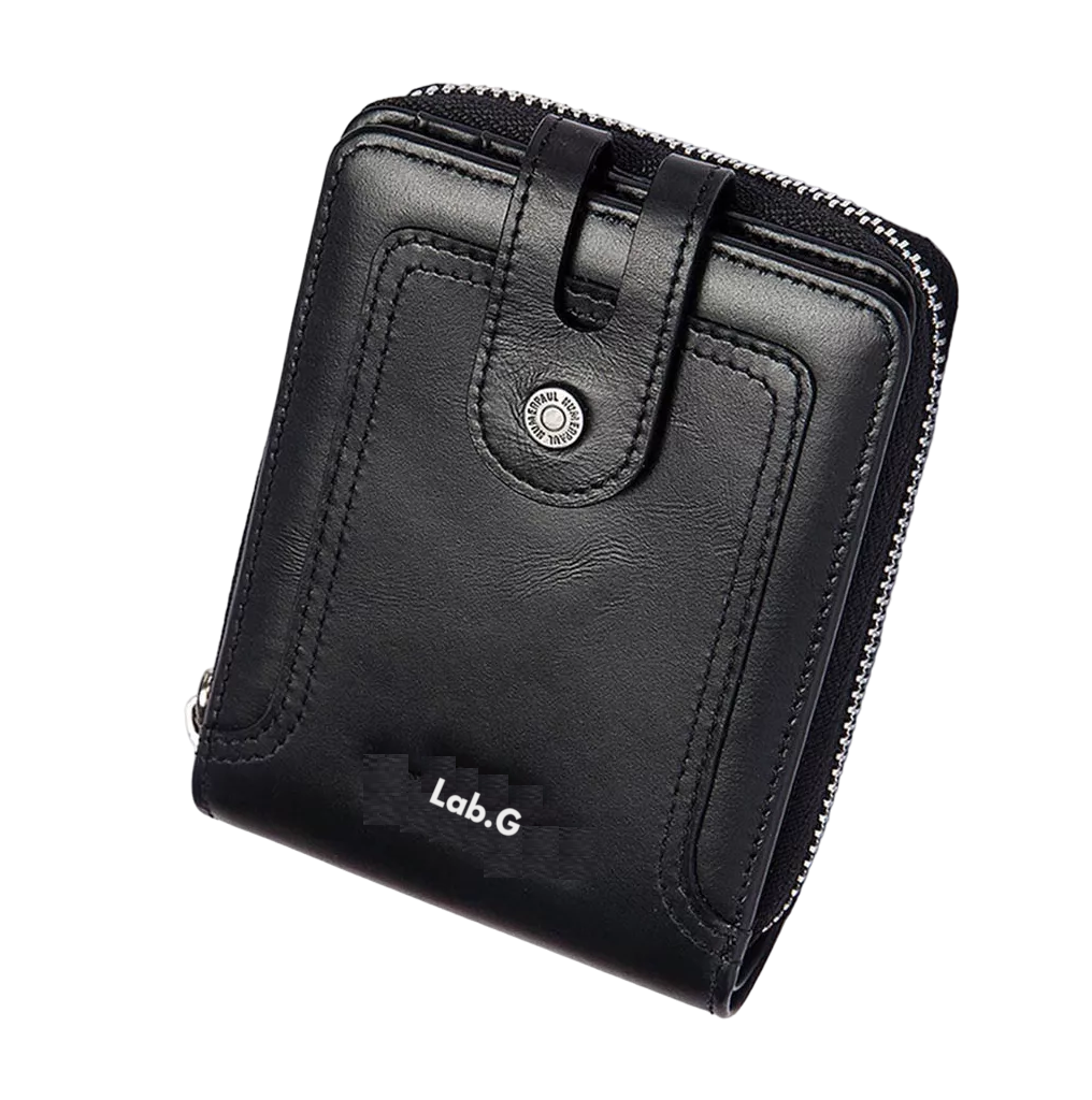 Foto 3 pulgar | Cartera De Piel Original Con Bloqueo Rfid Regalo Para Hombre Negro