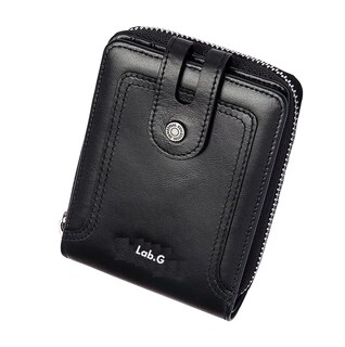 Foto 2 | Cartera De Piel Original Con Bloqueo Rfid Regalo Para Hombre Negro
