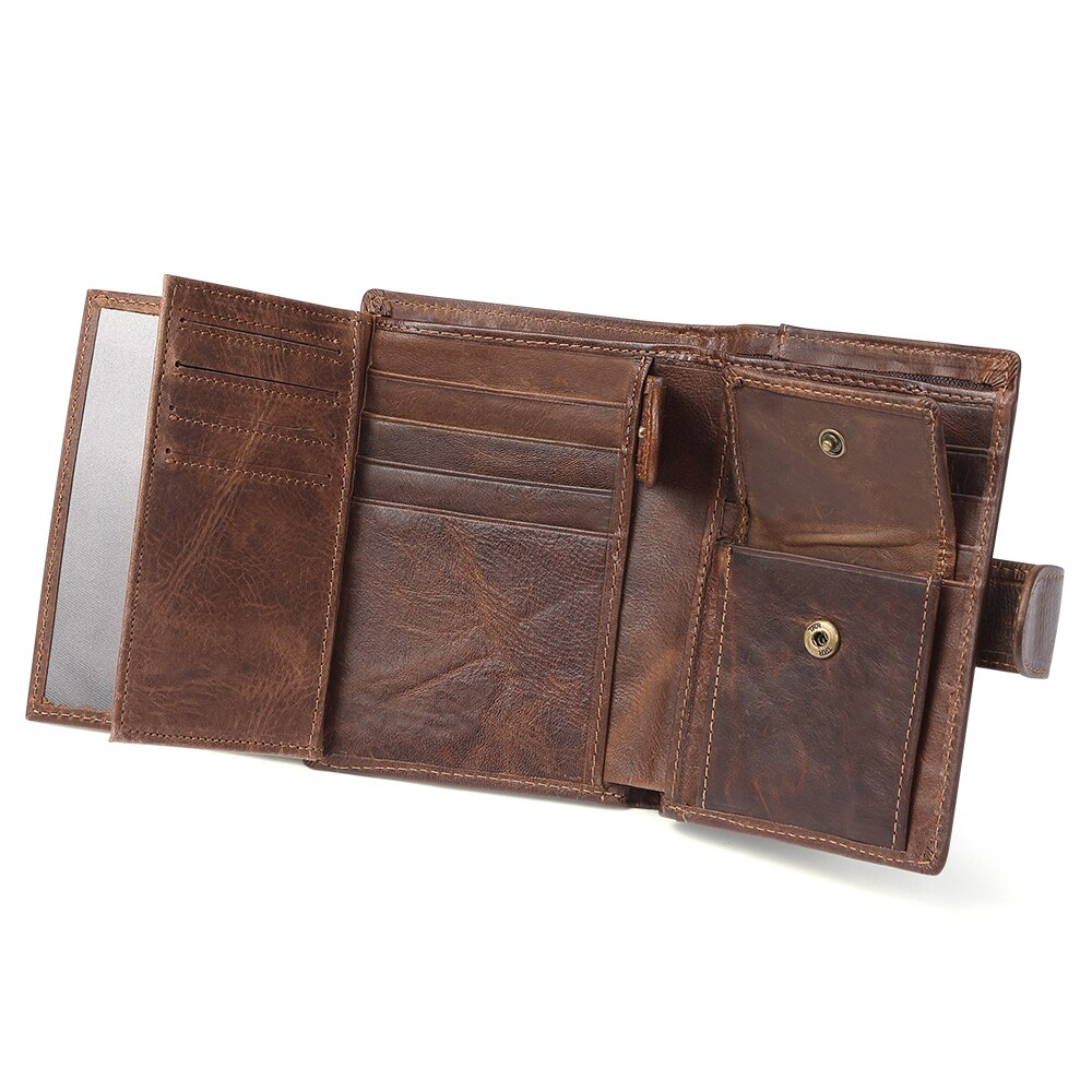 Foto 5 pulgar | Cartera Zccmwx Doka Crazy Horse Leather Para Hombre - Venta Internacional.