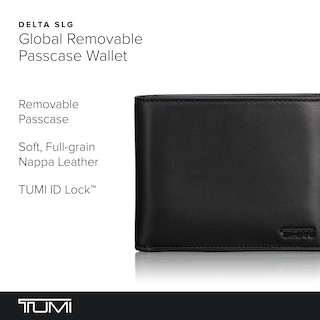 Foto 2 | Billetera Tumi Delta Global Funda Extraíble De Piel Rfid - Venta Internacional.