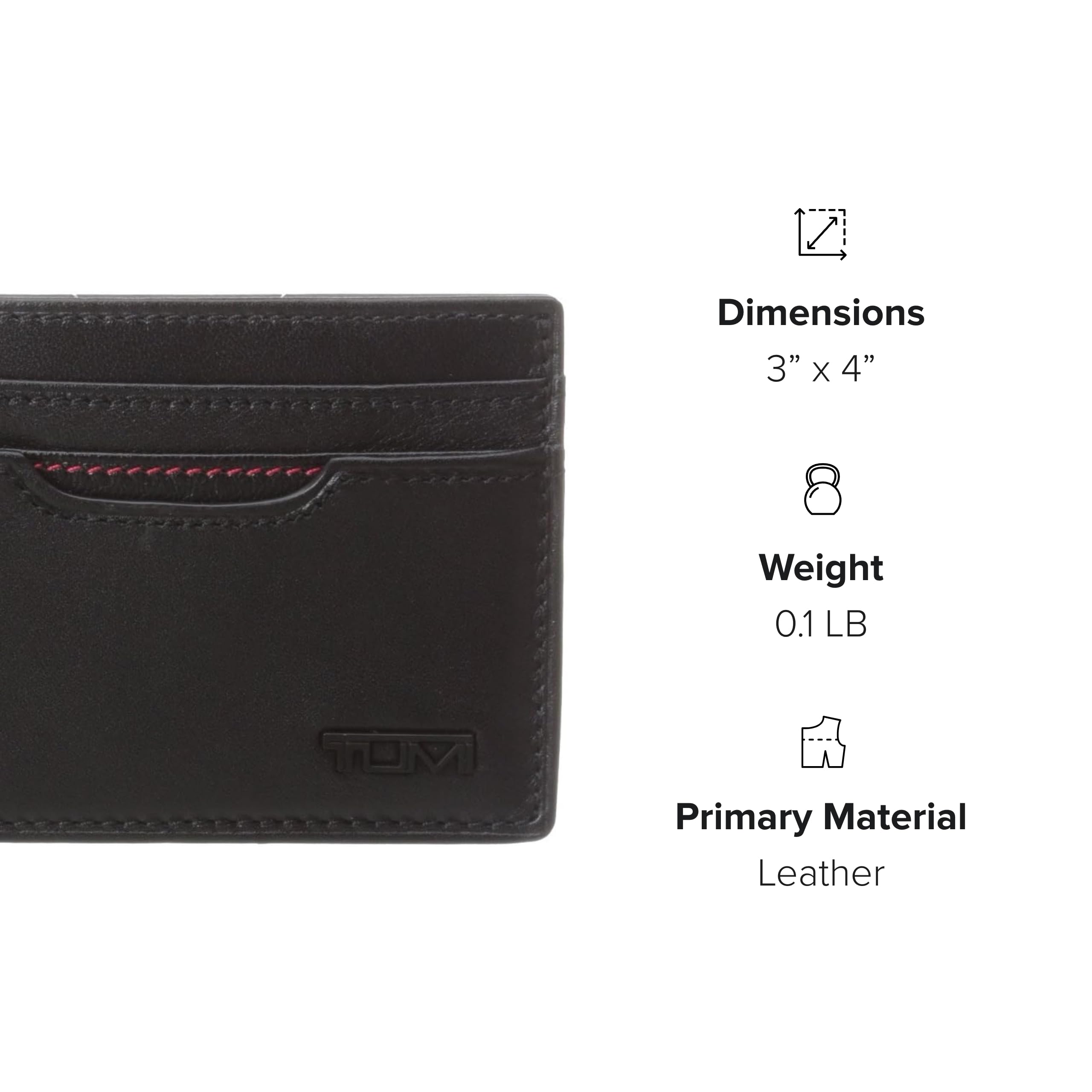 Foto 8 pulgar | Funda Tipo Cartera Tumi Delta Money Con Clip Para Tarjetas De Piel Con Bloqueo Rfid - Venta Internacional.