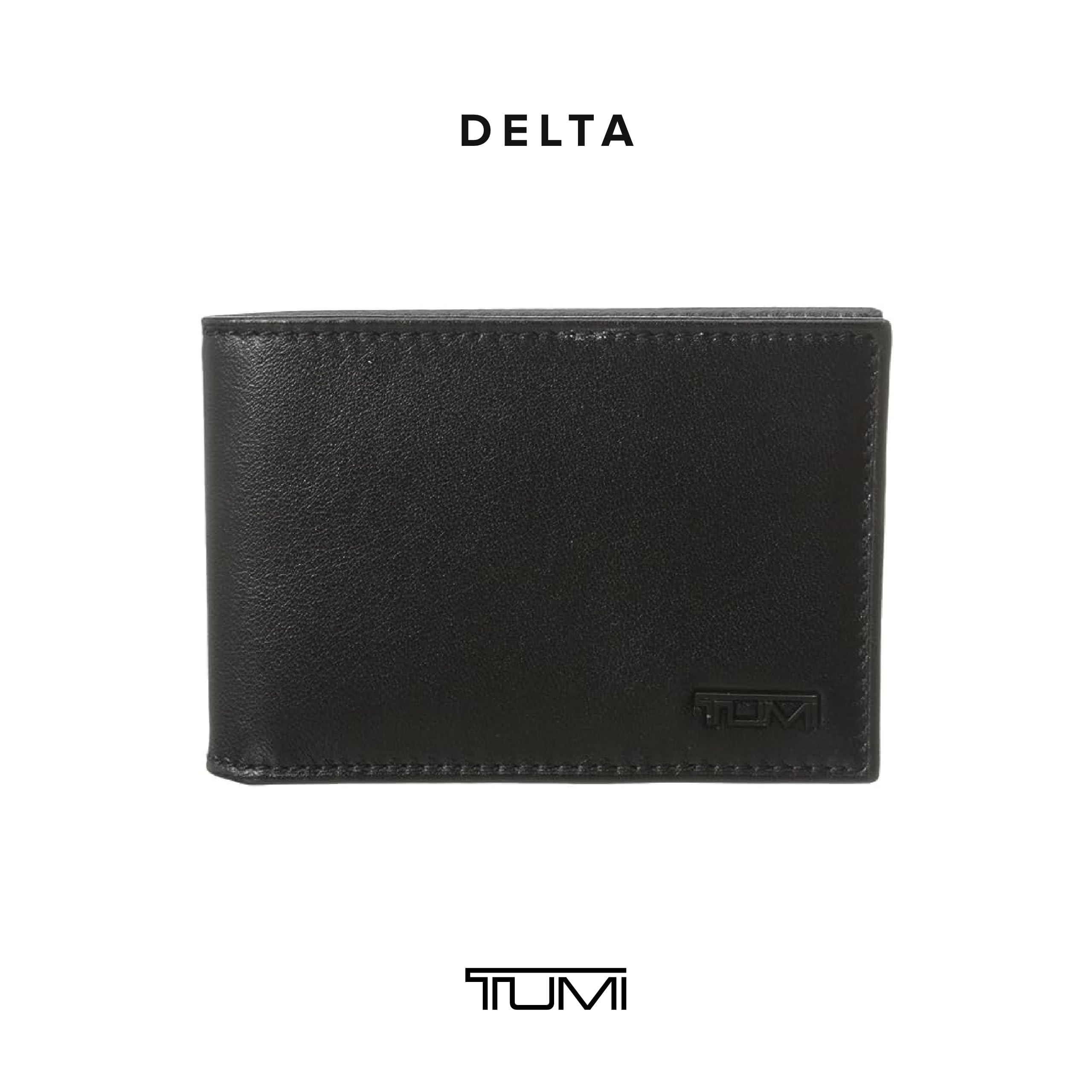 Foto 8 pulgar | Billetera Tumi Delta Slim De Piel Con Cierre Individual, Rfid, Color Negro - Venta Internacional.