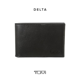 Foto 7 | Billetera Tumi Delta Slim De Piel Con Cierre Individual, Rfid, Color Negro - Venta Internacional.
