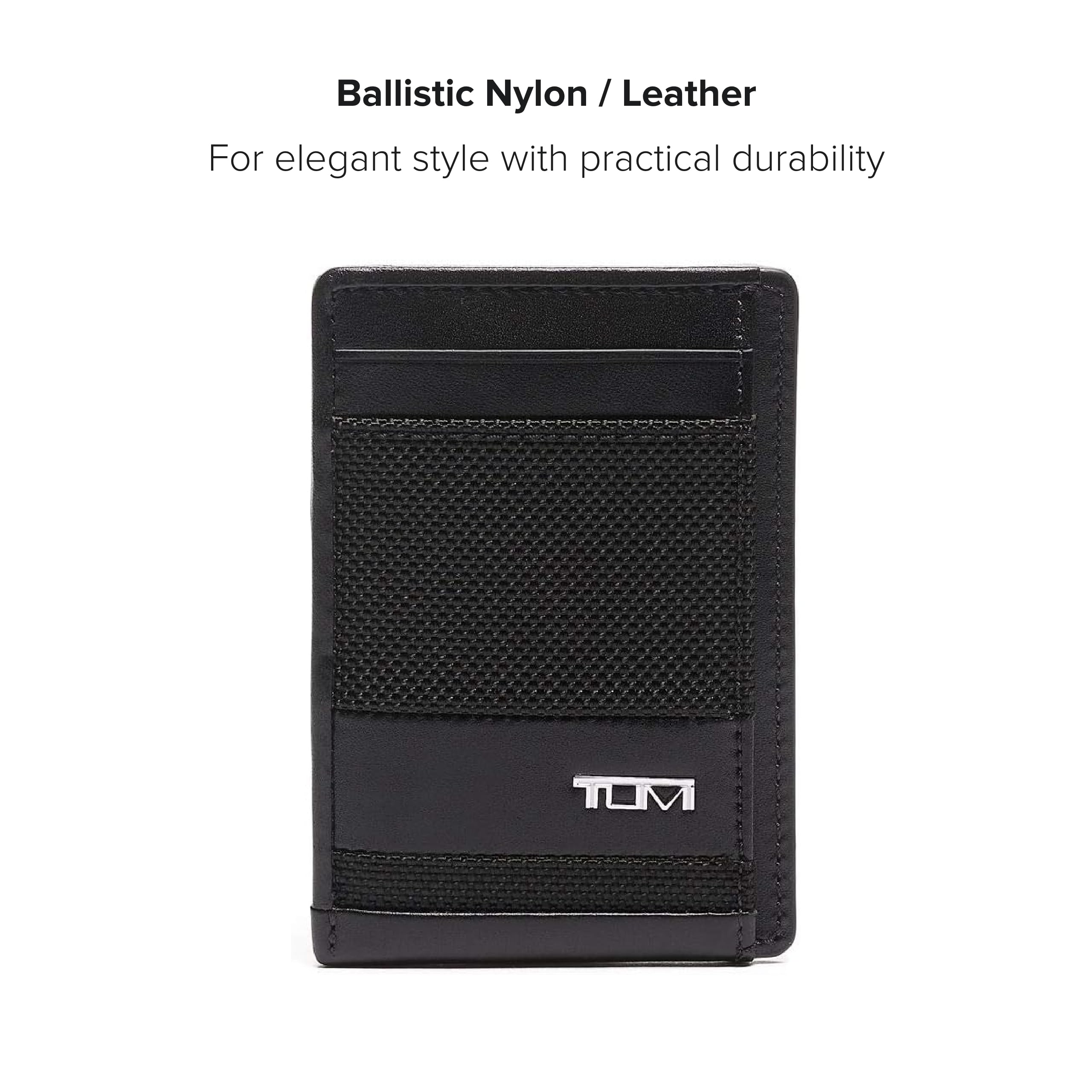 Foto 7 pulgar | Funda Para Tarjetas De Crédito Tumi Alpha Money Clip, Negra - Venta Internacional.