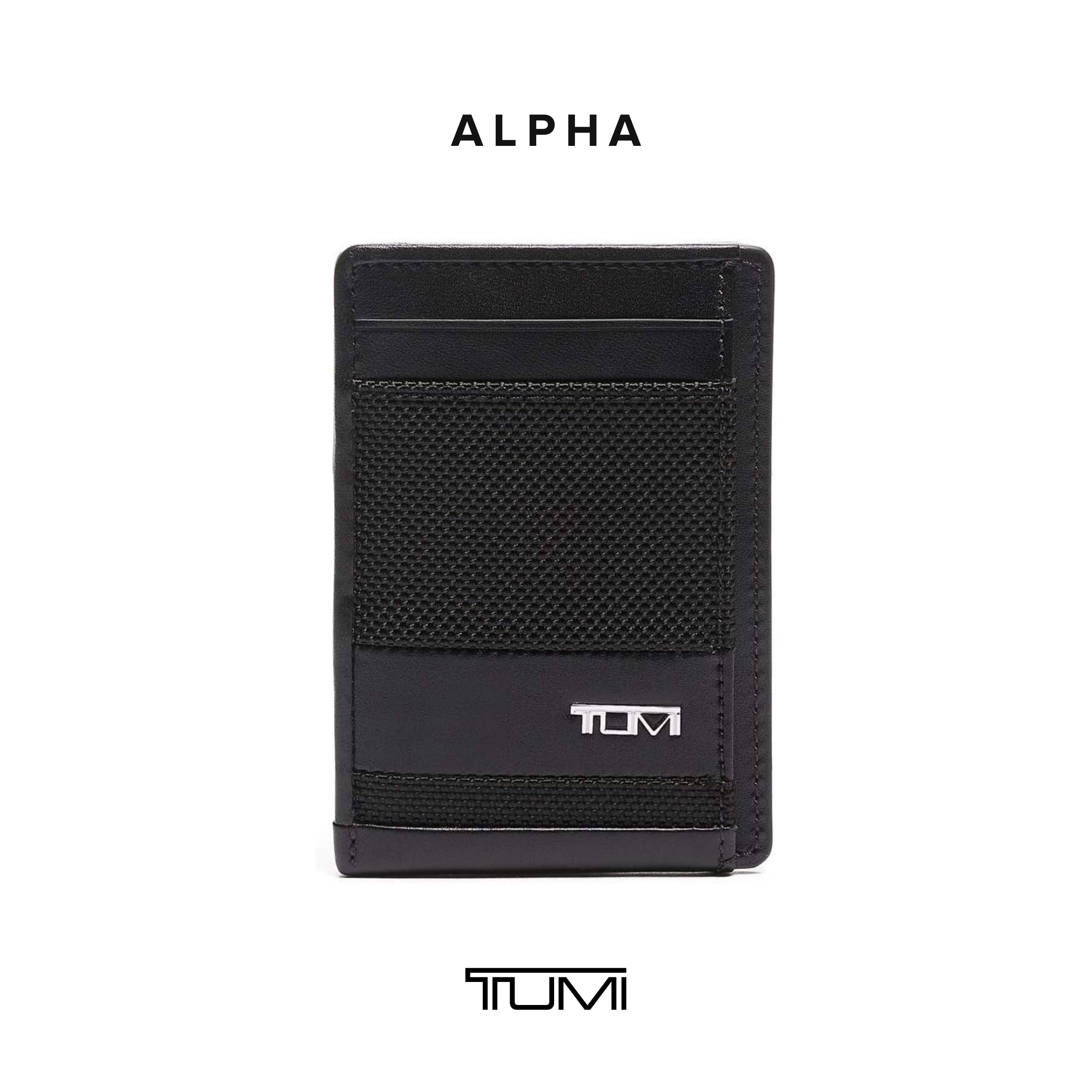 Foto 8 pulgar | Funda Para Tarjetas De Crédito Tumi Alpha Money Clip, Negra - Venta Internacional.