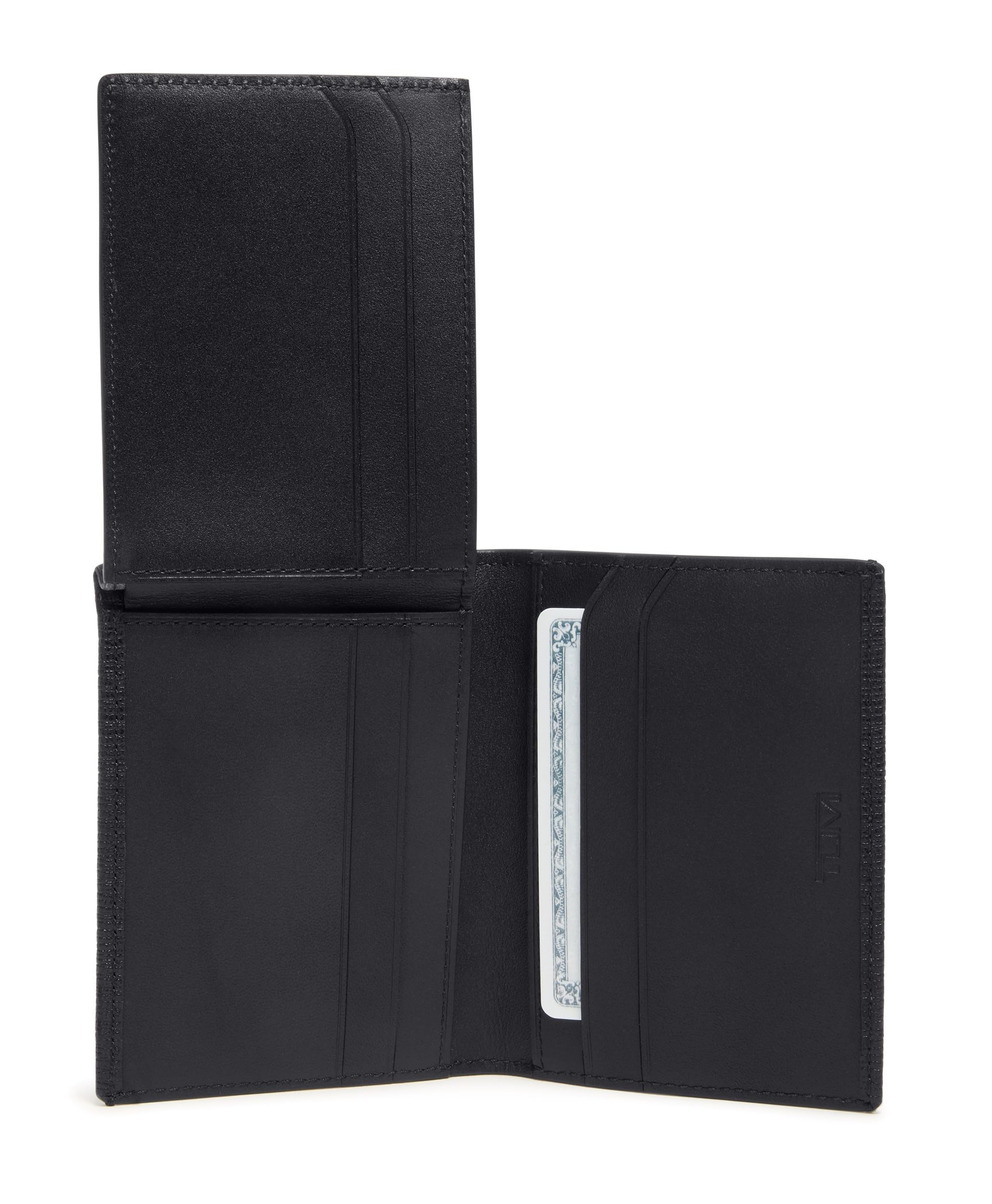 Foto 5 | Tarjetero Tumi Nassau De Piel De Napa Con Pliegue En L, Color Negro - Venta Internacional.