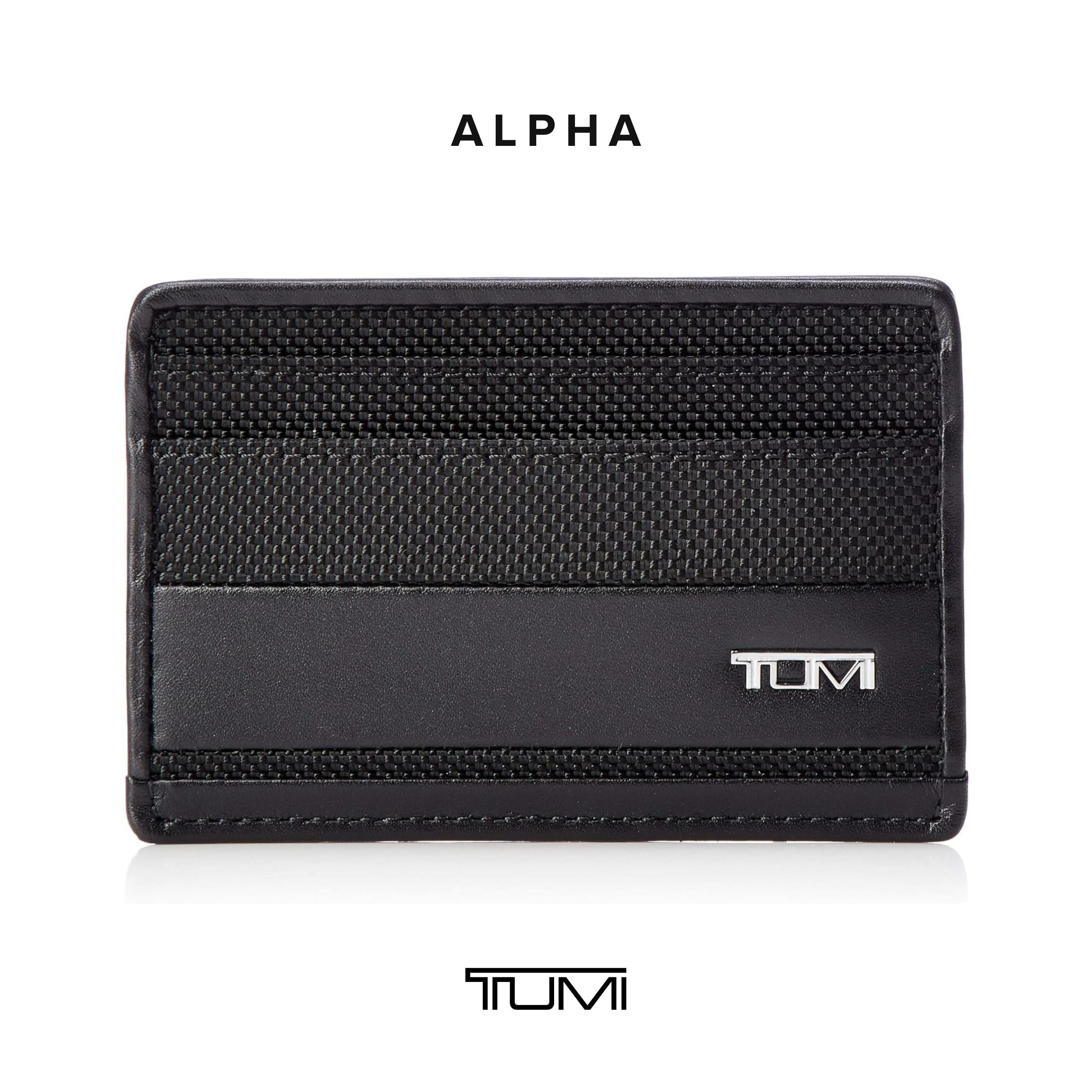 Foto 8 pulgar | Tarjetero Delgado Para Tarjetas Tumi Alpha, Tamaño Cartera Delgada, Color Negro - Venta Internacional.
