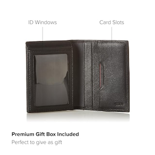Foto 3 | Cartera Tumi Delta Con Cierre Rfid Plegable En L, Delgado, Plegable, De Piel Negra - Venta Internacional.