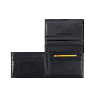 Foto 4 | Cartera Tumi Delta Con Cierre Rfid Plegable En L, Delgado, Plegable, De Piel Negra - Venta Internacional.