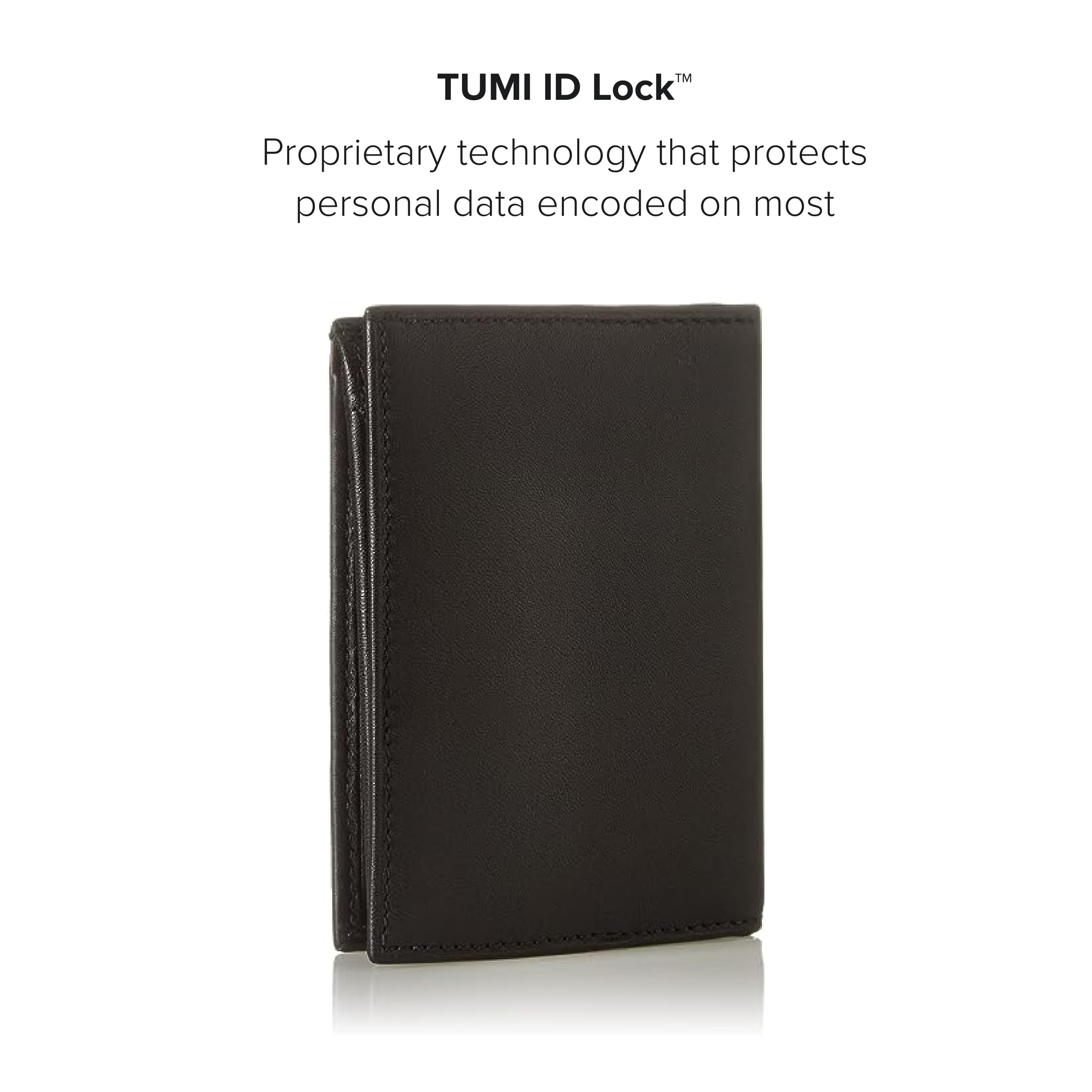 Foto 6 | Cartera Tumi Delta Con Cierre Rfid Plegable En L, Delgado, Plegable, De Piel Negra - Venta Internacional.