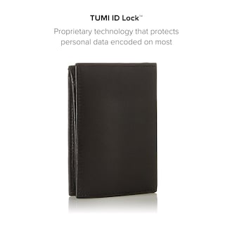 Foto 6 | Cartera Tumi Delta Con Cierre Rfid Plegable En L, Delgado, Plegable, De Piel Negra - Venta Internacional.
