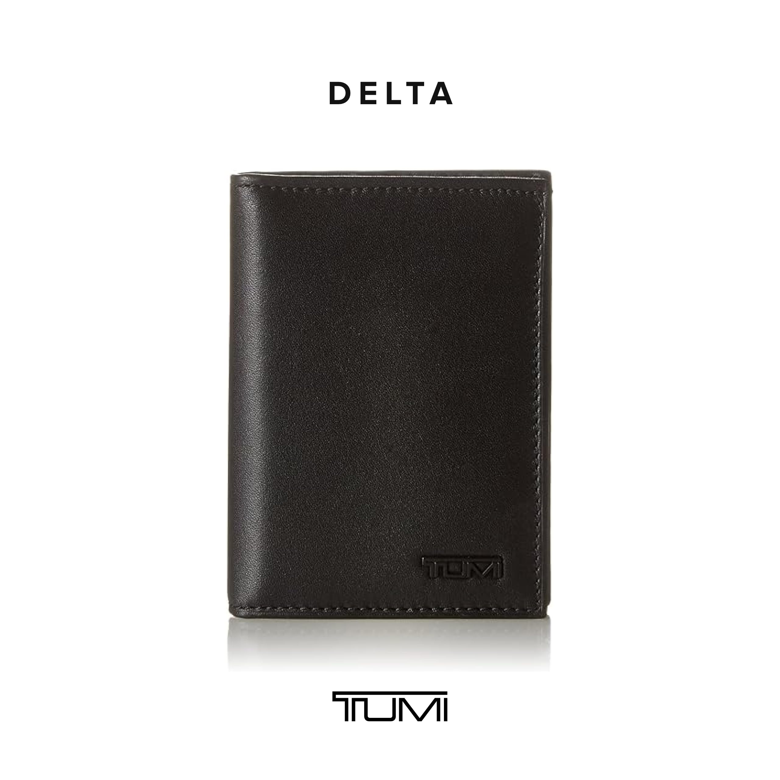 Foto 8 pulgar | Cartera Tumi Delta Con Cierre Rfid Plegable En L, Delgado, Plegable, De Piel Negra - Venta Internacional.