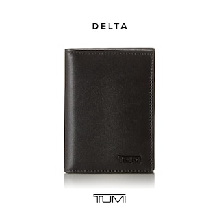 Foto 7 | Cartera Tumi Delta Con Cierre Rfid Plegable En L, Delgado, Plegable, De Piel Negra - Venta Internacional.
