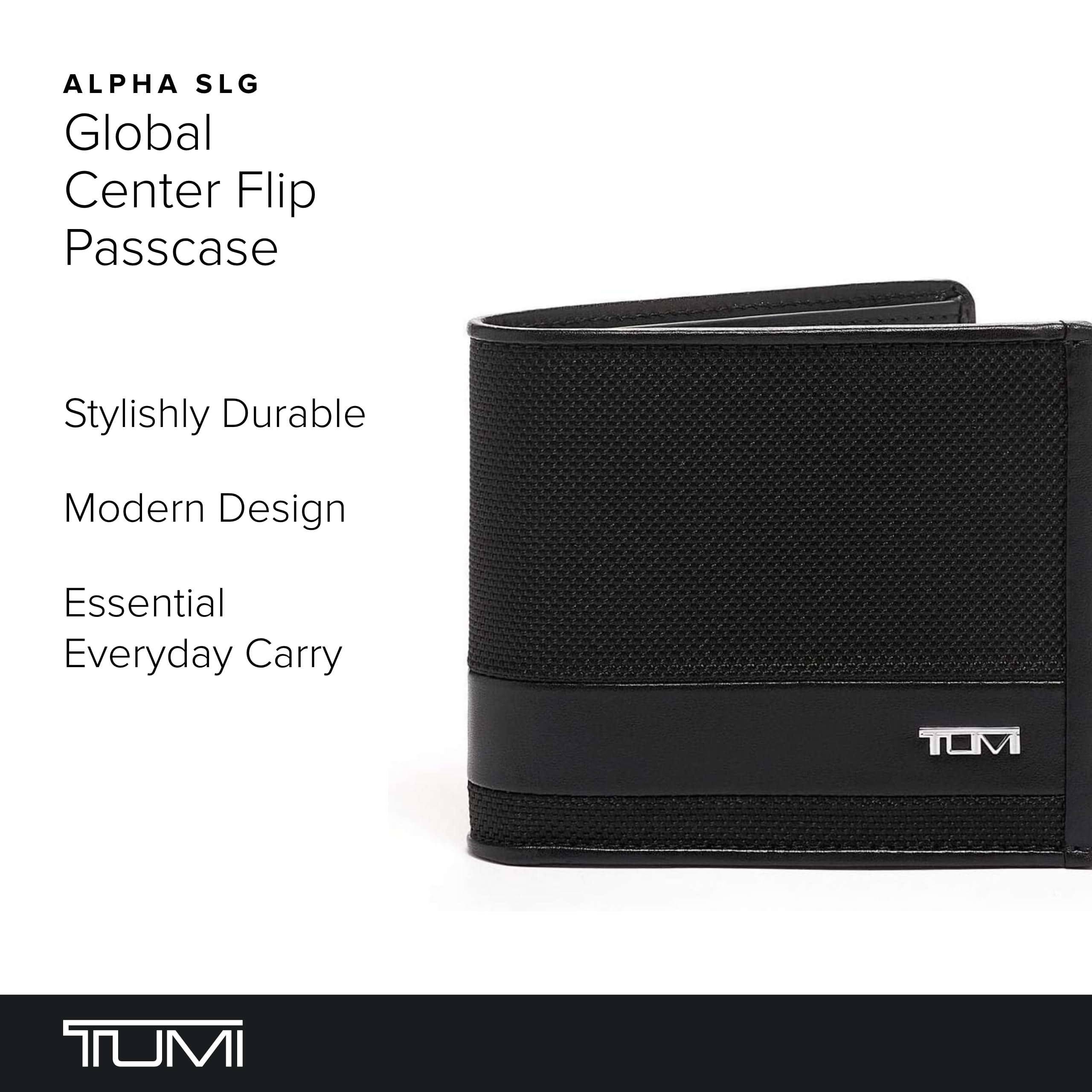 Foto 3 pulgar | Wallet Tumi Alpha Global Center - Funda Plegable Para Hombre, Color Negro - Venta Internacional.