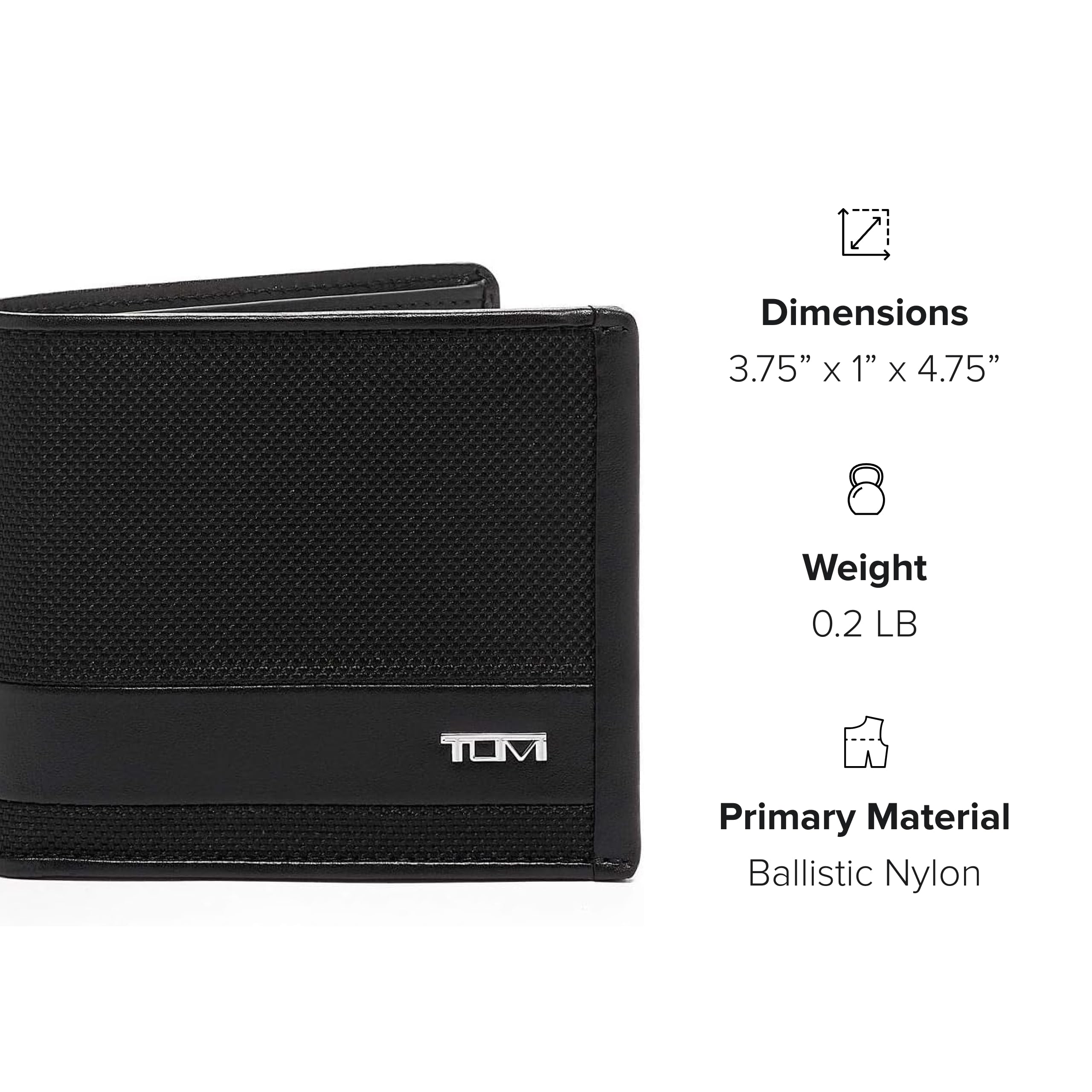 Foto 7 | Wallet Tumi Alpha Global Center - Funda Plegable Para Hombre, Color Negro - Venta Internacional.