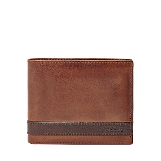 Foto 1 | Cartera Fossil Ml3644200 Color Café De Piel Para Hombre