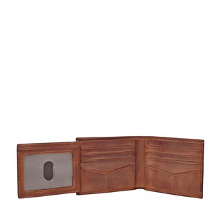 Foto 3 | Cartera Fossil Ml3644200 Color Café De Piel Para Hombre
