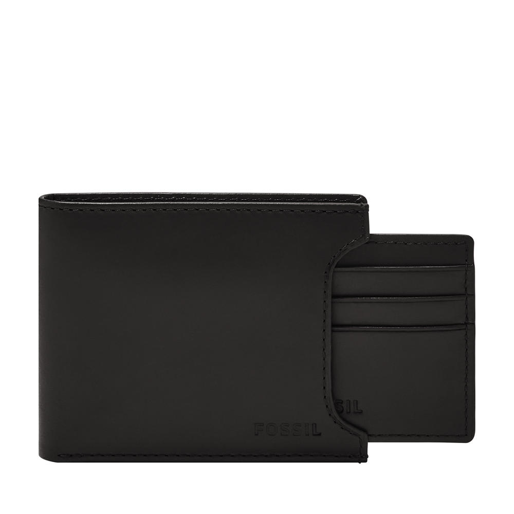 Foto 2 pulgar | Cartera Fossil Ml3685001 Color Negra De Piel Para Hombre