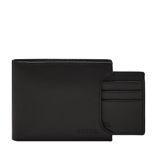 Foto 1 | Cartera Fossil Ml3685001 Color Negra De Piel Para Hombre