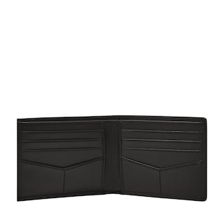 Foto 2 | Cartera Fossil Ml3685001 Color Negra De Piel Para Hombre
