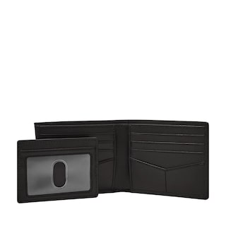 Foto 3 | Cartera Fossil Ml3685001 Color Negra De Piel Para Hombre