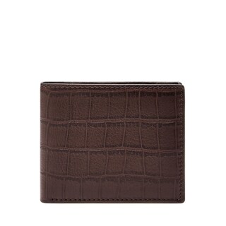 Foto 1 | Cartera Fossil Ml4686204 Color Marrón De Piel Para Hombre