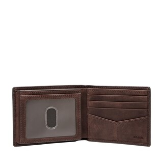 Foto 2 | Cartera Fossil Ml4686204 Color Marrón De Piel Para Hombre