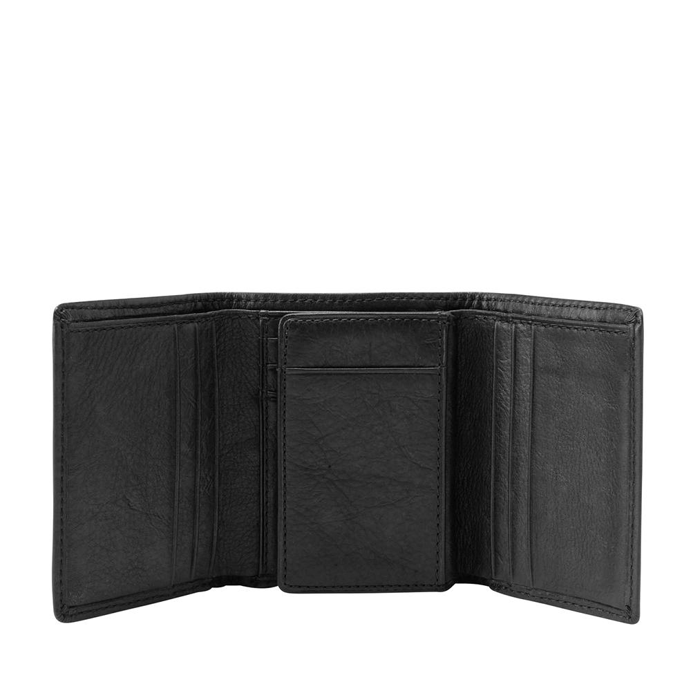 Foto 3 pulgar | Cartera Fossil Ml3289001 Color Negra De Piel Para Hombre
