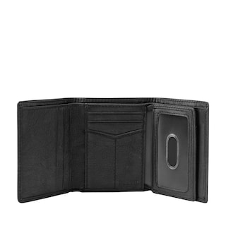 Foto 3 | Cartera Fossil Ml3289001 Color Negra De Piel Para Hombre
