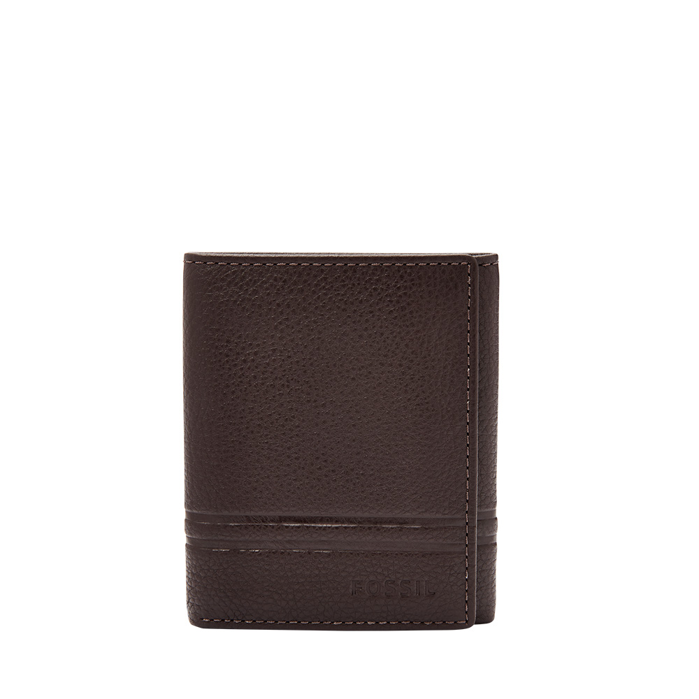 Foto 2 pulgar | Cartera Fossil Ml4006201 Color Café De Piel Para Hombre