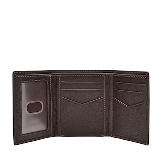 Foto 2 | Cartera Fossil Ml4006201 Color Café De Piel Para Hombre