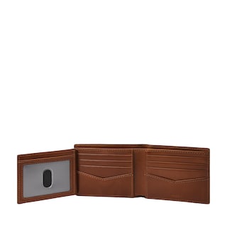 Foto 3 | Cartera Fossil Ml4647200 Color Marrón De Piel Para Hombre