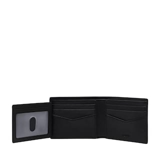 Foto 3 | Cartera Fossil Ml4397001 Color Negra De Piel Para Hombre