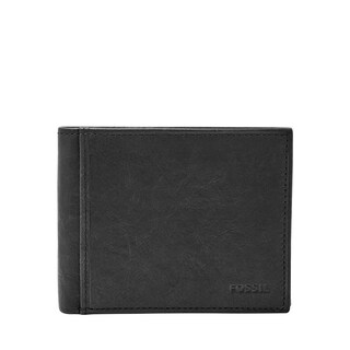 Foto 1 | Cartera Fossil Ml3784001 Color Negra De Piel Para Hombre