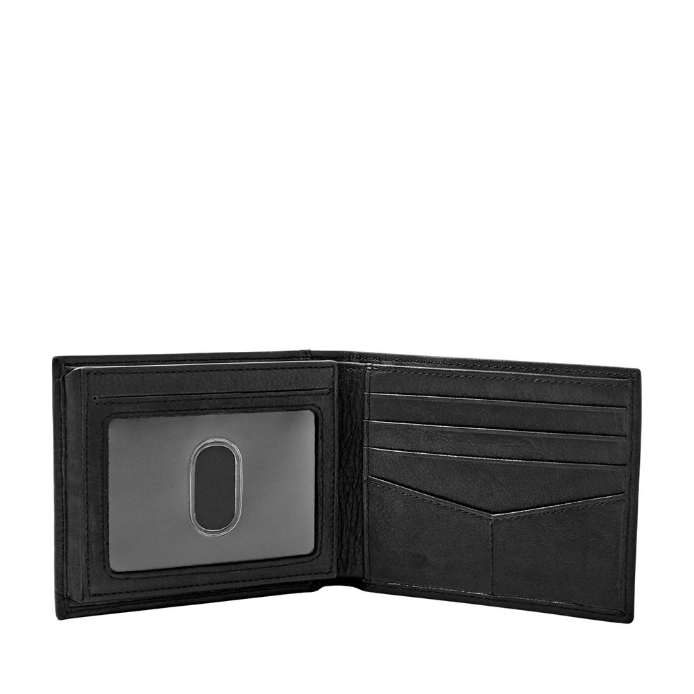 Foto 3 pulgar | Cartera Fossil Ml3784001 Color  Negra De Piel Para Hombre