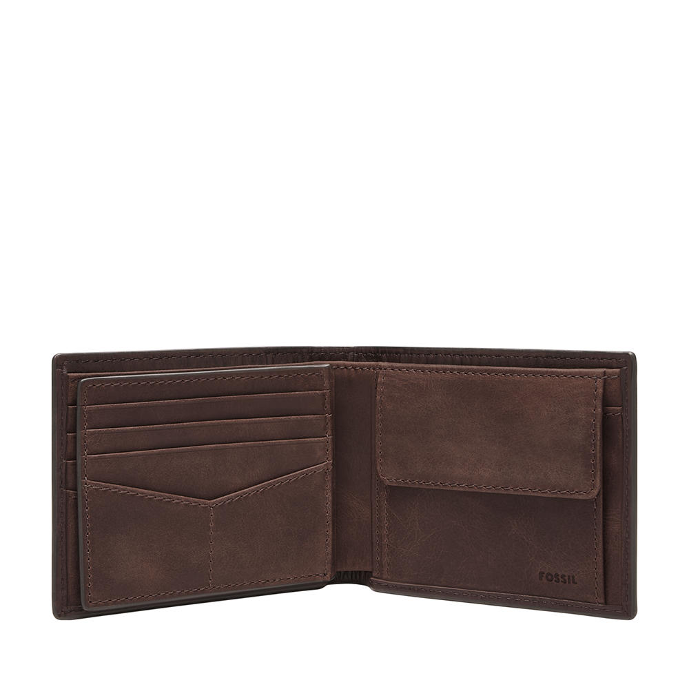 Foto 4 pulgar | Cartera Fossil Ml4687204 Color Marrón De Piel Para Hombre