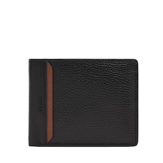 Foto 1 | Cartera Fossil Ml4673001 Color Negra De Piel Para Hombre