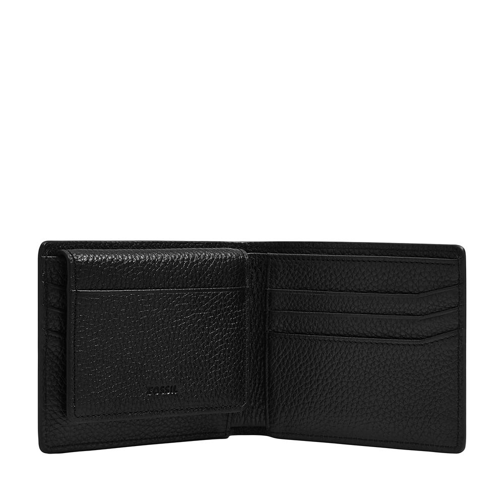 Foto 3 pulgar | Cartera Fossil Ml4673001 Color Negra De Piel Para Hombre