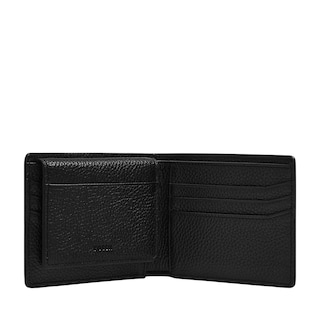 Foto 2 | Cartera Fossil Ml4673001 Color Negra De Piel Para Hombre