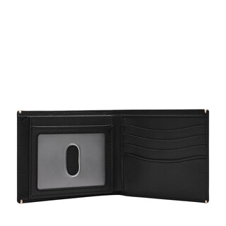 Foto 2 | Cartera Fossil Ml4583001 Color Negra De Piel Para Hombre