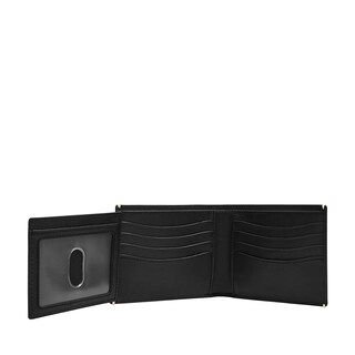 Foto 3 | Cartera Fossil Ml4583001 Color Negra De Piel Para Hombre