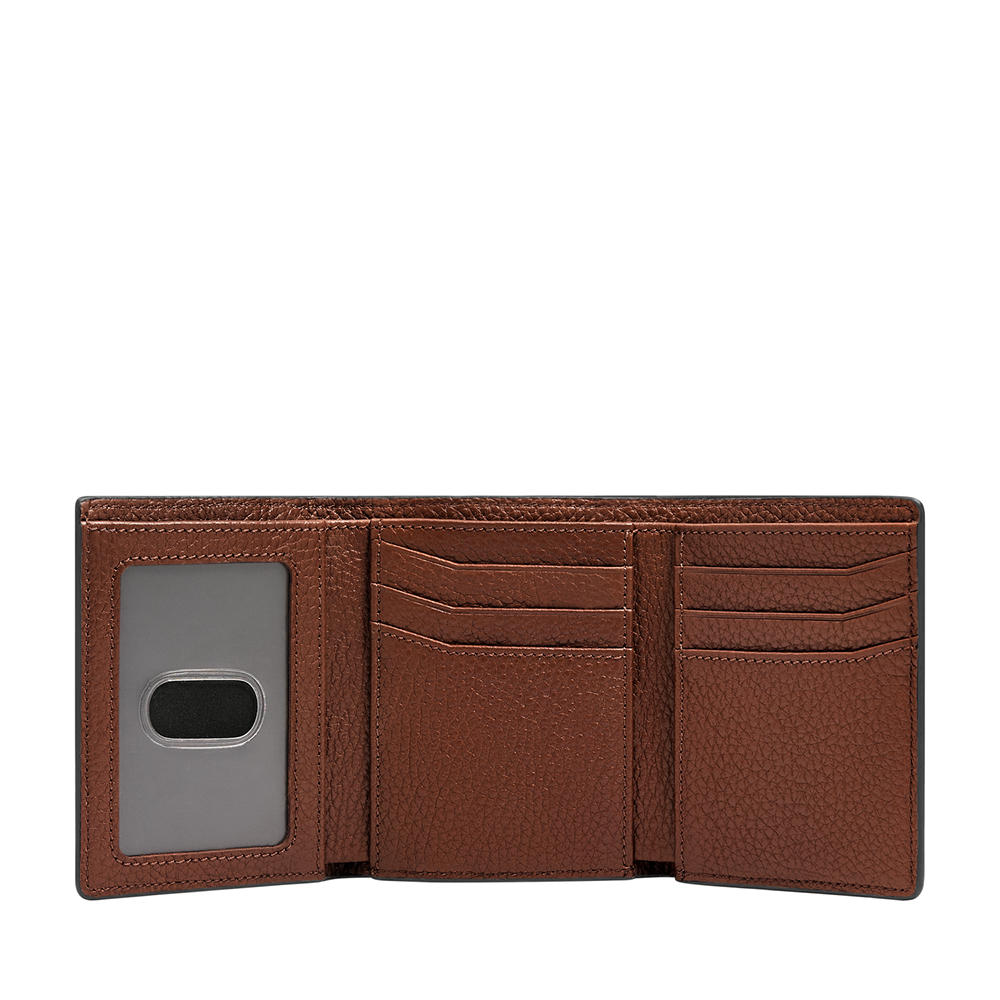 Foto 3 pulgar | Cartera Fossil Ml4682210 Color Café De Piel Para Hombre