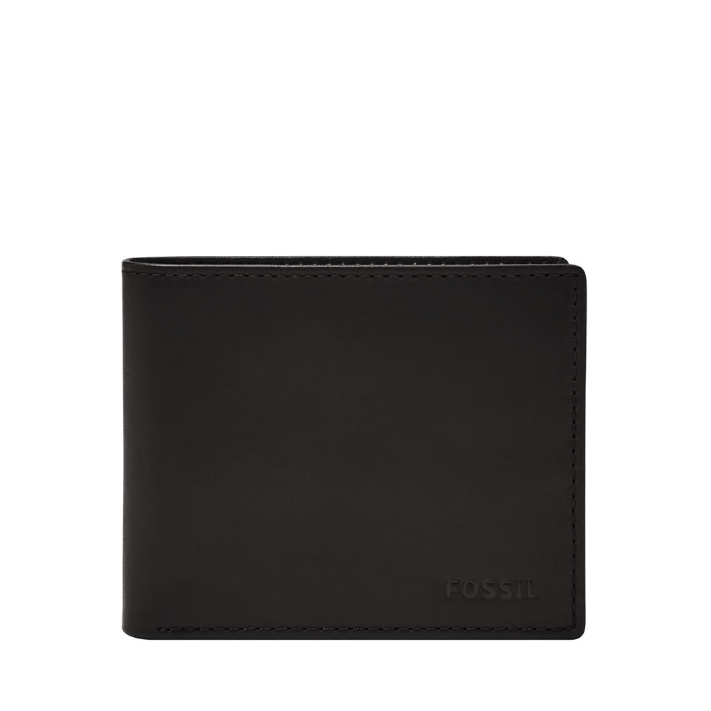 Foto 1 | Cartera Fossil Ml3681001 Color Negra De Piel Para Hombre