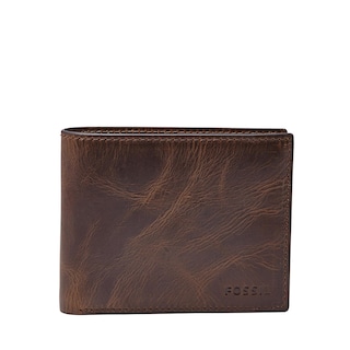 Foto 3 | Cartera Fossil Ml3681201 Color Café De Piel Para Hombre