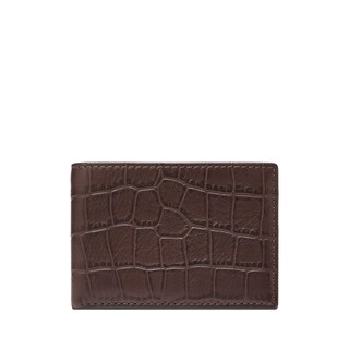 Foto 1 | Cartera Fossil Ml4688204 Color Marrón De Piel Para Hombre