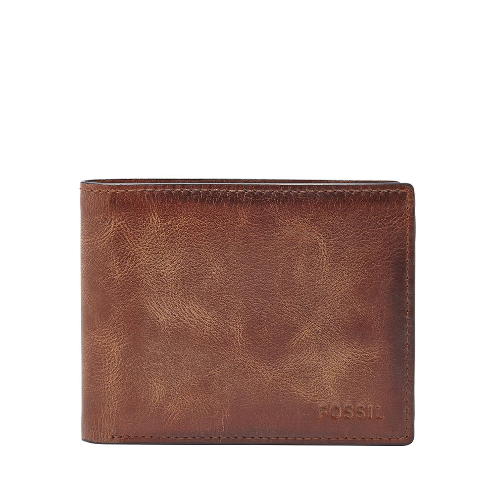 Foto 2 pulgar | Cartera Fossil Ml3681200 Color Café De Piel Para Hombre